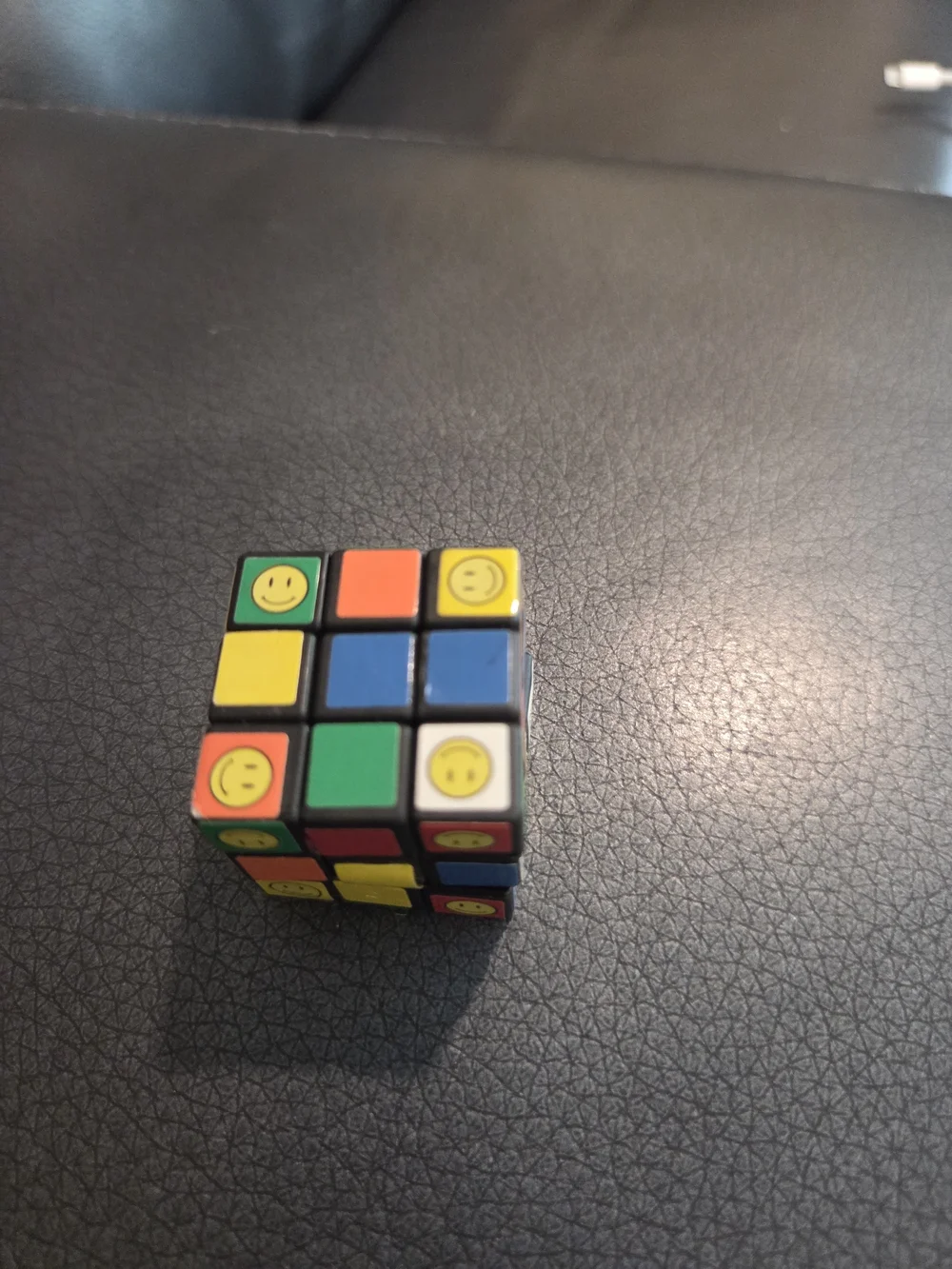 Smiley Face Small Rubiks Cube
